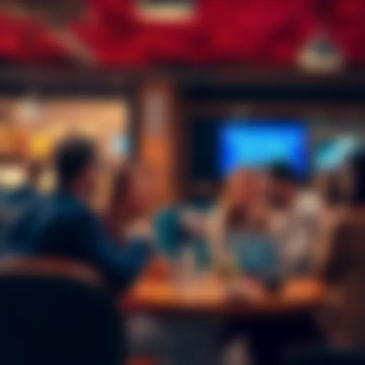 A group of people engaging in a lively discussion about unexplained events in a casual setting.