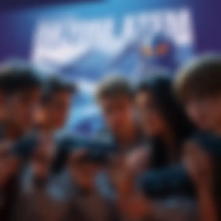 A group of gamers looking disappointed while discussing Sony's decision on releasing PlayStation games on PC, with PlayStation controllers and a Horizon game poster in the background.