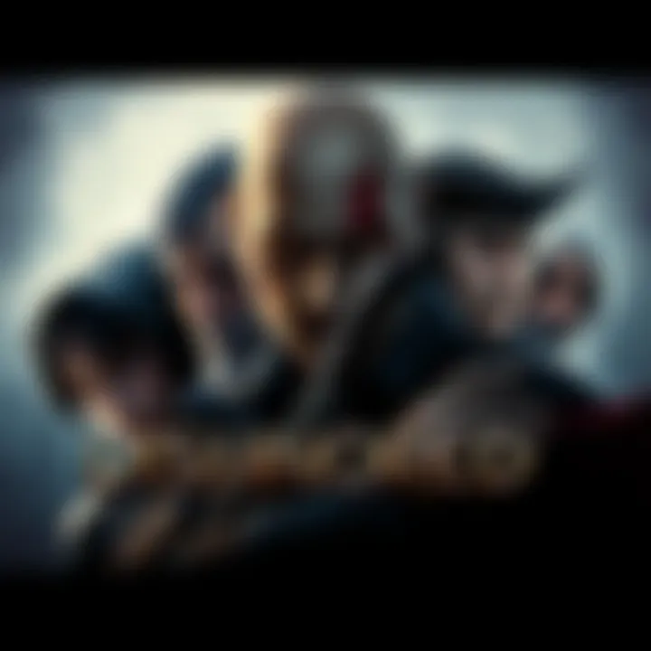 A group of Dishonored characters representing mixed opinions on morality, including Sokolov. Some characters look intimidating while others appear conflicted.