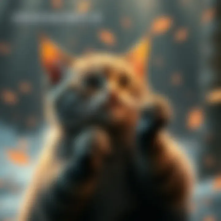 A cute cat sharing its playful moment, representing the charm required to enter the Dishonored 2 giveaway.