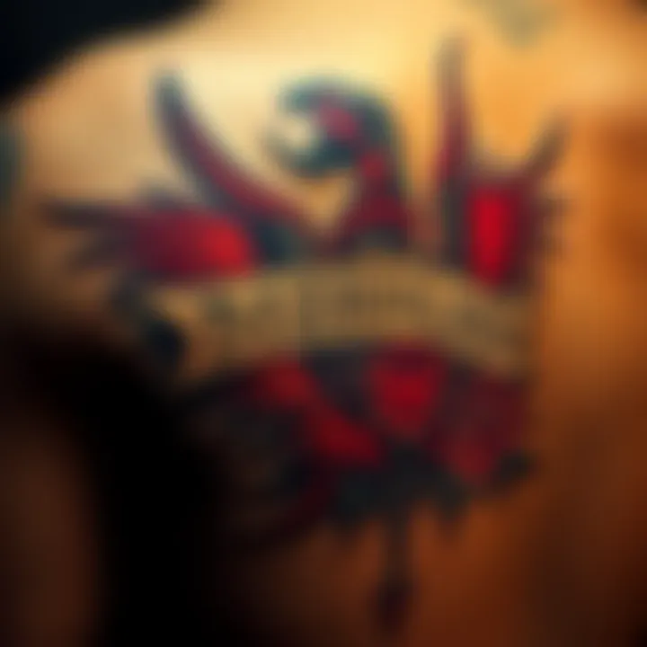 Artistic representation of a Dishonoured tattoo illustrating rebellion and personal stories