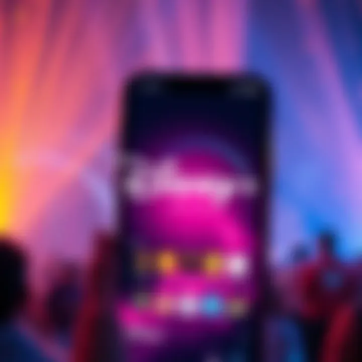 A visual representation of the upgraded Disney+ app showcasing new features and enhanced functionality for streaming content.
