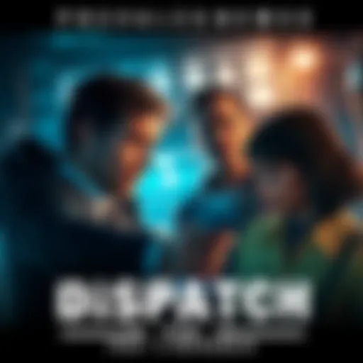 Preview of Dispatch Episodes 5 and 6 A scene showcasing key characters from Dispatch in an intense moment, hinting at upcoming plot twists, set in a dramatic backdrop