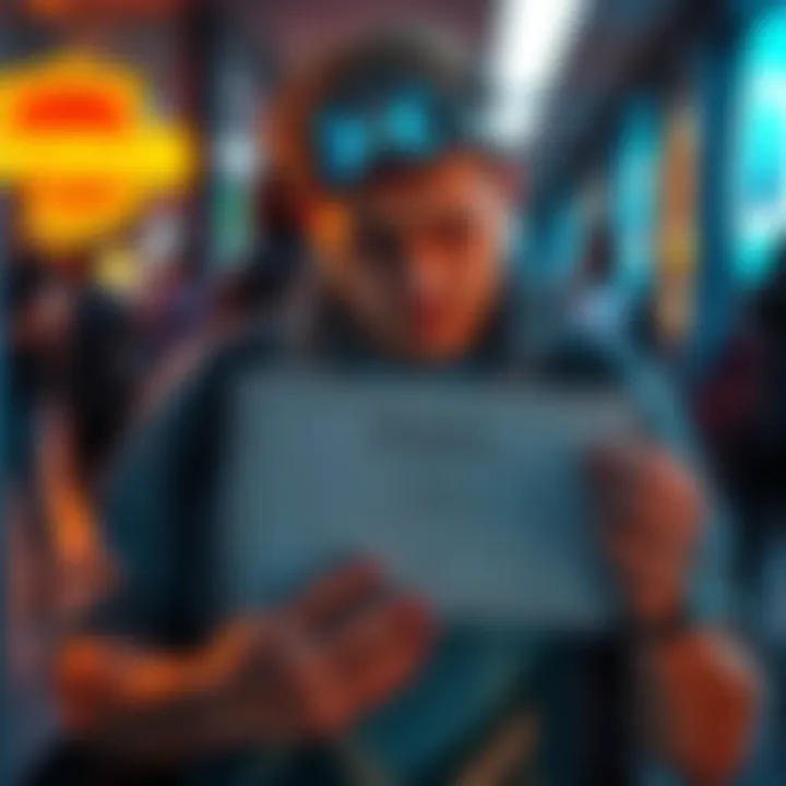 Customer holding a Displate with a mismatched certificate of authenticity, looking frustrated