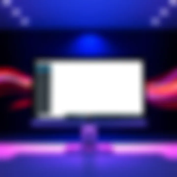 A computer screen showing a borderless window with a visible taskbar that should be hidden, illustrating the hiding issue in DisplayFusion's borderless mode.