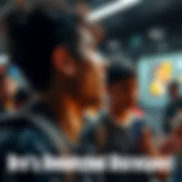 A person demonstrating extreme disrespect in a public setting, capturing the moment of shock on others' faces.