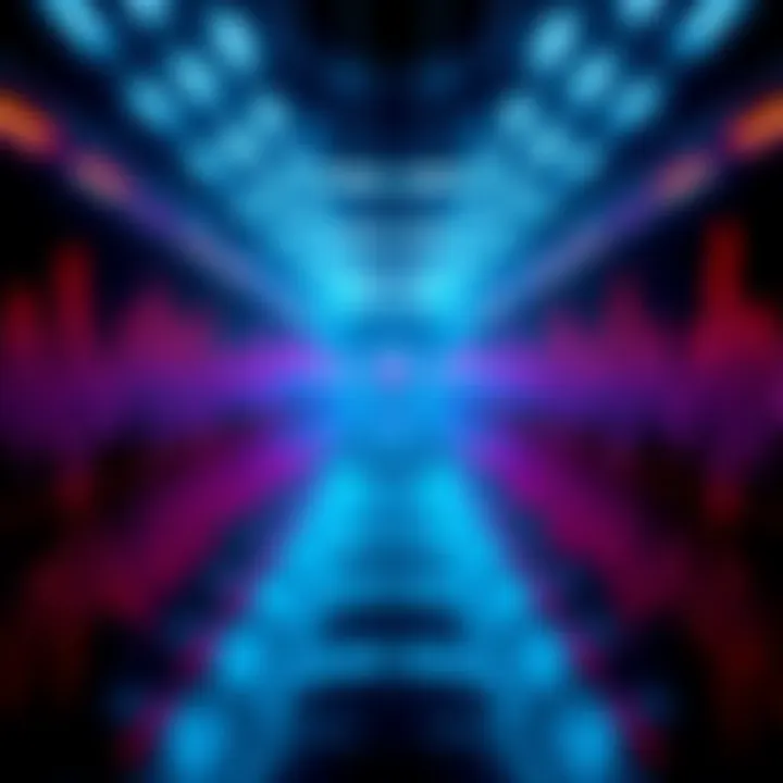 Sound waves showing distortion, symbolizing poor audio quality in Proximity Chat