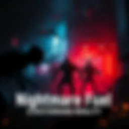 A dark, haunting game setting with eerie creatures and unsettling visuals, evoking fear and strong emotions