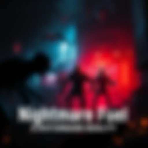 A dark, haunting game setting with eerie creatures and unsettling visuals, evoking fear and strong emotions