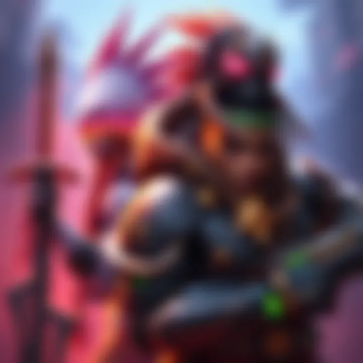 Concept art showing a Native American hero and a South African Bantu hero, representing cultural diversity in Overwatch.