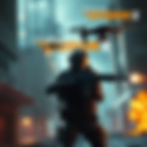 Division 2 Agent in Action An Agent in Division 2 defending against explosive drones and unpredictable enemies in a tactical setting.