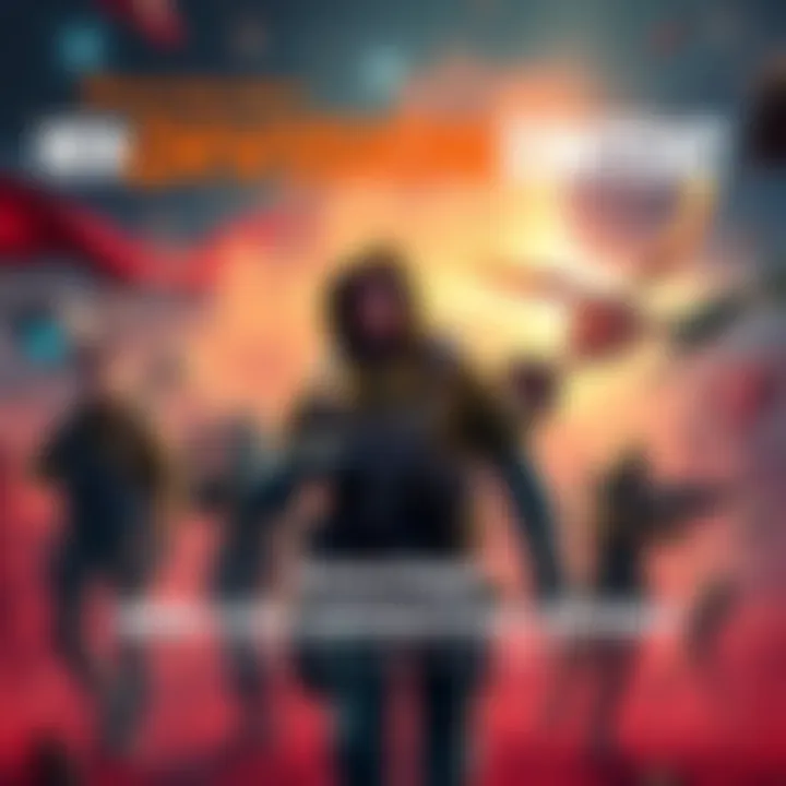 New Collaboration Content for Division 2 Graphic showing characters and elements related to new features in Division 2