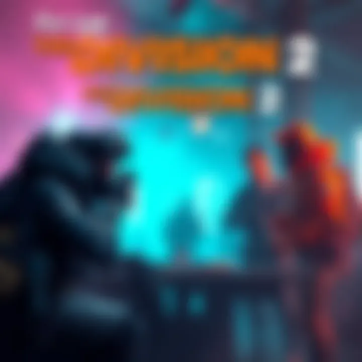 A team of players strategizing and gearing up for a raid in The Division 2 video game