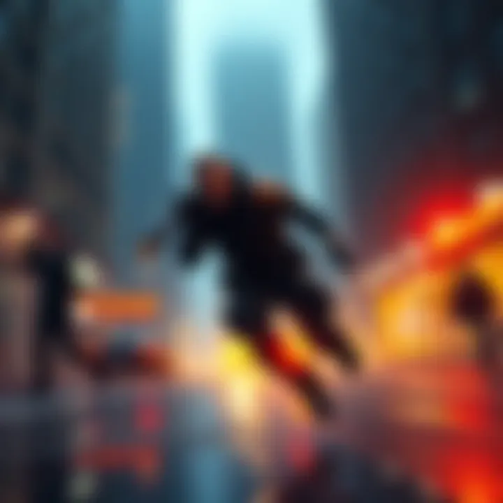 A player in The Division's Dark Zone trying to avoid rogue agents while playing solo.