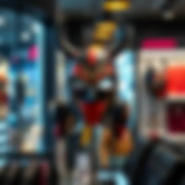 New Django Mask Display A stylish Django mask on display in the store, showcasing its trendy design and colors.