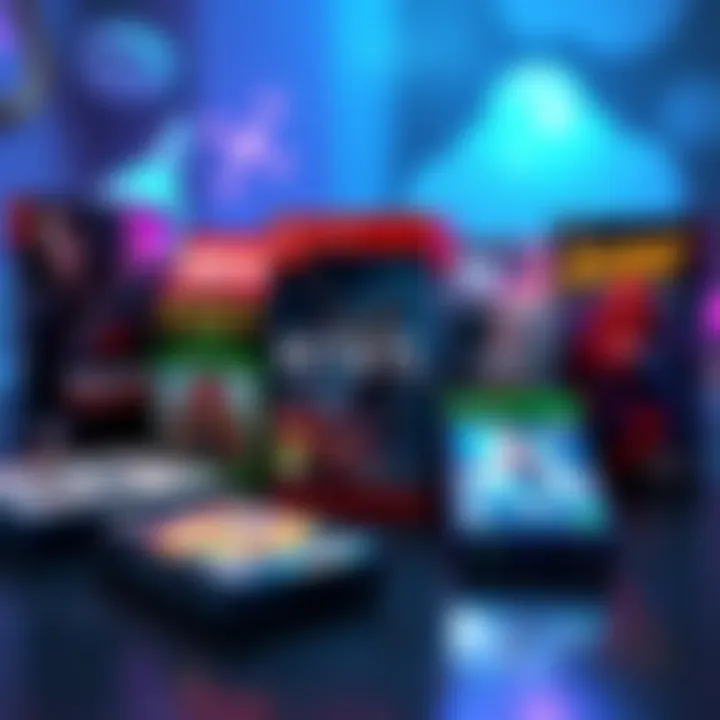 DLC Gaming Essentials A diverse selection of video game boxes showcasing essential downloadable content for players returning to the game with excitement.