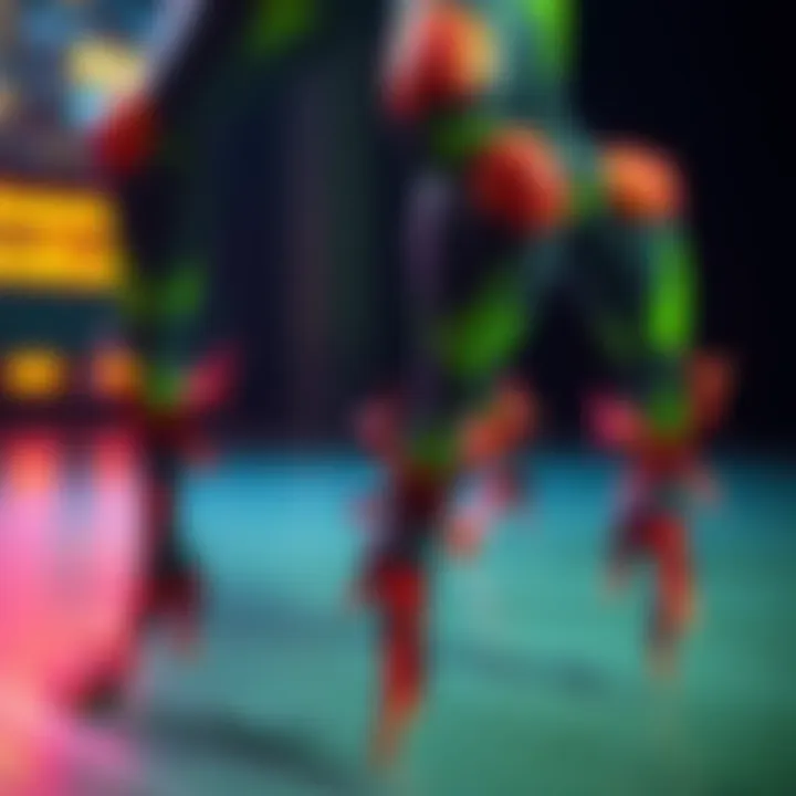 Artistic representation of seggsy legs featured in the DLC, showcasing unique design and colors