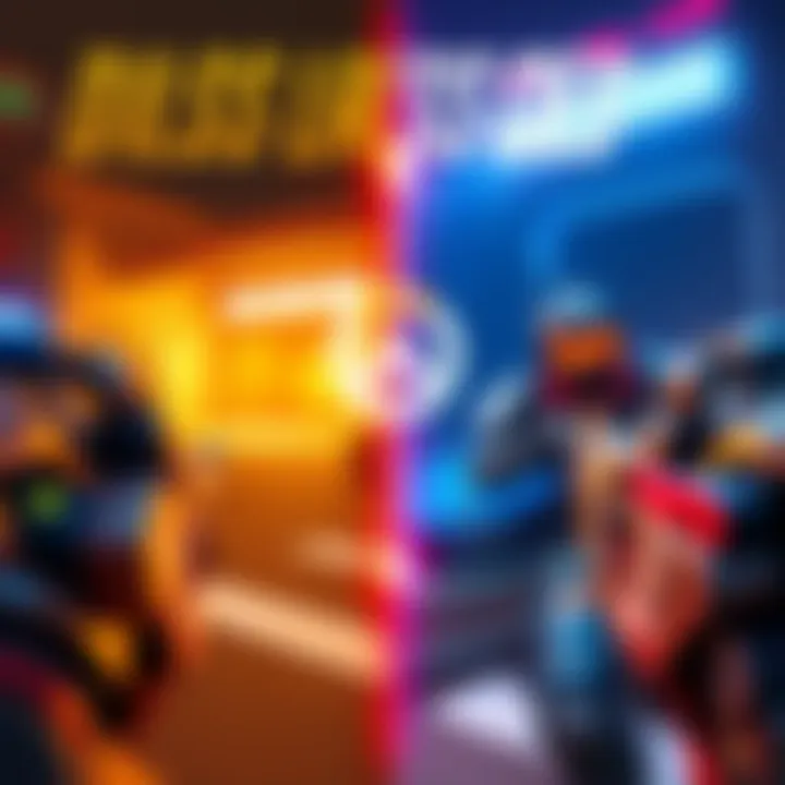 A screenshot showing gameplay in Overwatch with DLSS settings on the left and off on the right, highlighting input lag issues.