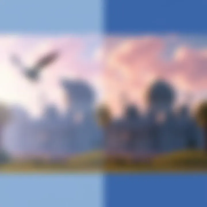 A comparison image showing Reunion's graphics before and after DLSS 5 implementation, highlighting changes in art style and detail levels.
