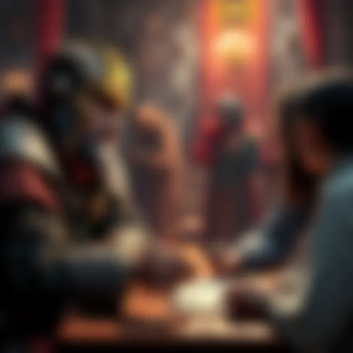 Dungeon Master shares emotional news about a player character's family demise during a game session.