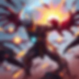 An intense Overwatch match featuring Dmon dominating the battlefield with powerful abilities