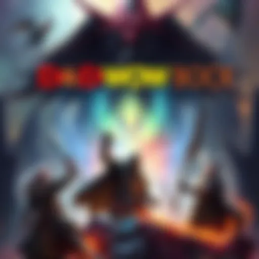 Cover of the upcoming D&D WoW book featuring fantasy art of characters from both Dungeons & Dragons and World of Warcraft