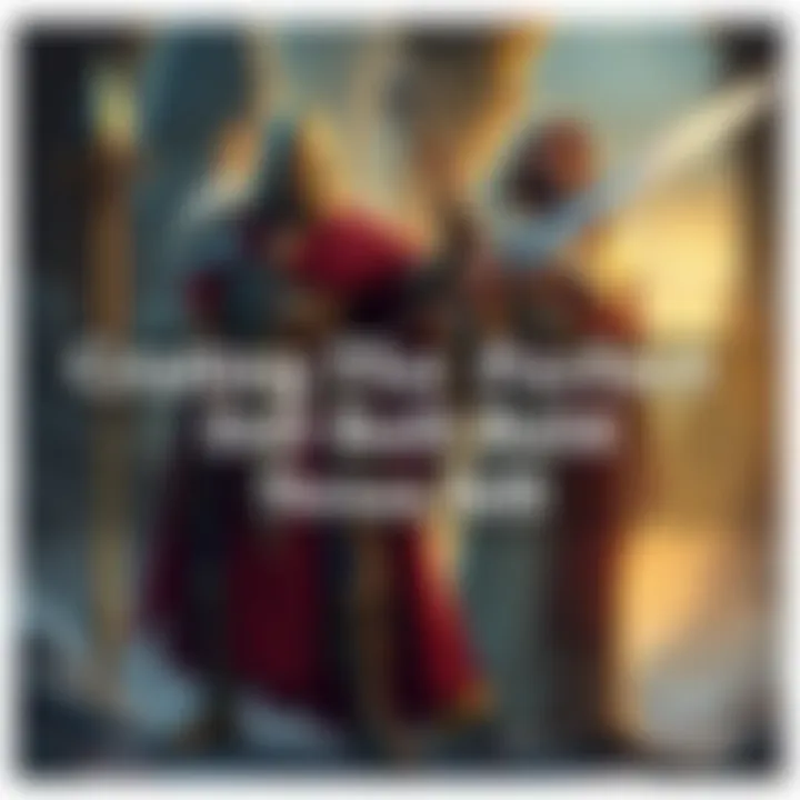 DnD character builds for new players A Paladin and Cleric character standing together, ready for an adventure in a fantasy setting, showcasing teamwork and support for new players.