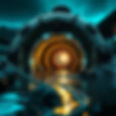 A close-up of a lifepod in Dogtown, hinting at So Mi's escape with water nearby and parts of a plane wreckage visible.