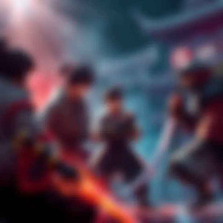 Dojo Weapon Grind A group of players sharing tips and experiences while grinding for dojo weapons in an online game.