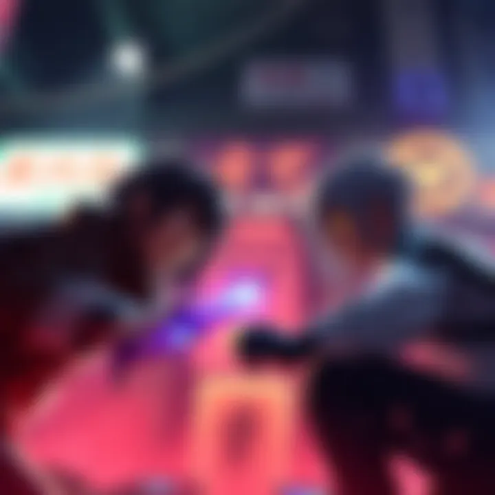 In-game scene from Doki Doki Biohazard Club showing characters in an intense moment