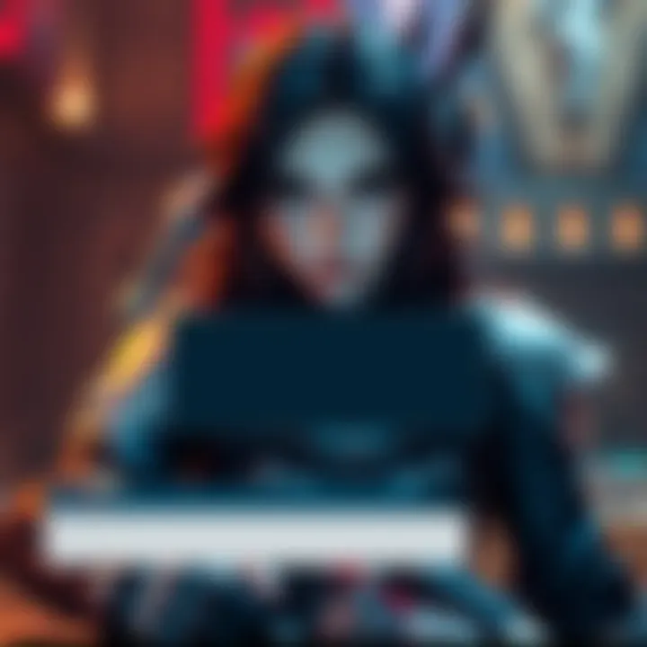 Domina Character with Missing Voice Line A screenshot of Domina character in a game, showing a dialogue box with a blank voice line, creating a sense of confusion among players.