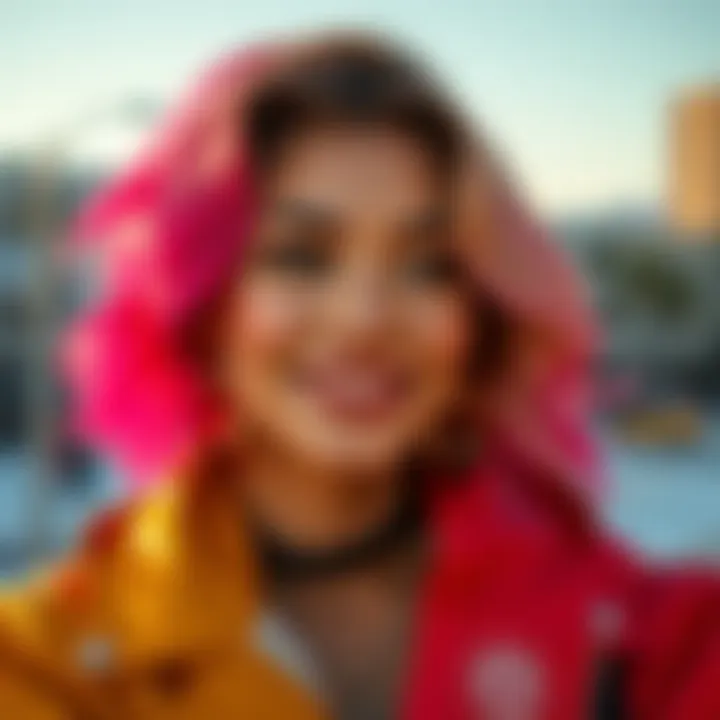 Domina showcases vibrant skin and a happy expression, radiating positivity and energy in her new look for 2026.
