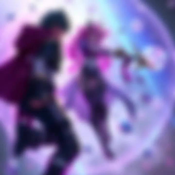 Character using Domina's ultimate ability A character surrounded by protective bubbles from Domina's ultimate ability, blocking healing line of sight, while another character prepares to use a speed boost or healing amplification.