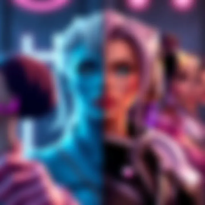 A comparison of Domina's voice line icon showing its distinct design alongside typical icons of her peers, highlighting the differences.