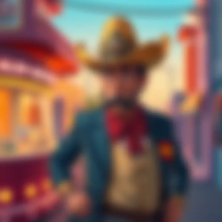 A colorful illustration of Don Ramón, a beloved character known for his playful and charming demeanor, set against a vibrant background that captures his spirit in modern culture.