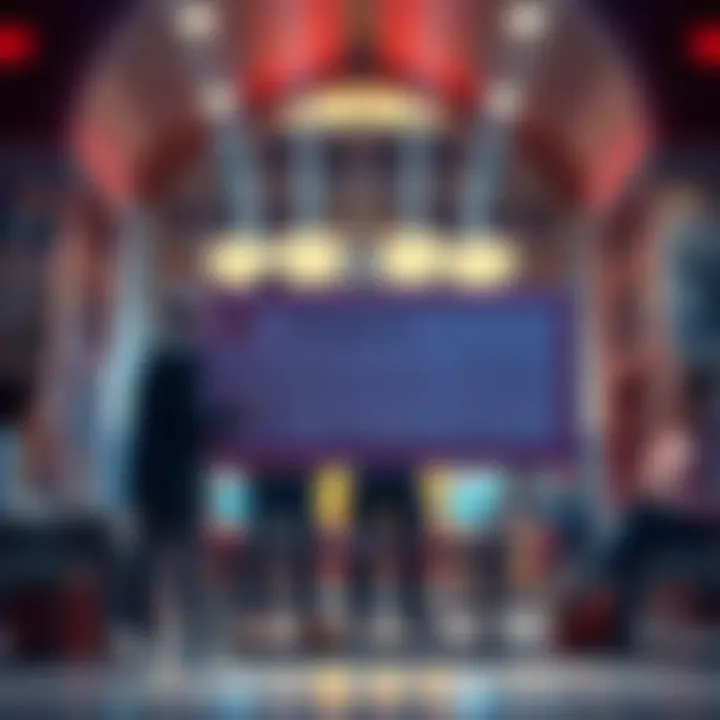 A large check symbolizing a $3,000 donation to Kingsman, surrounded by community members discussing future plans.