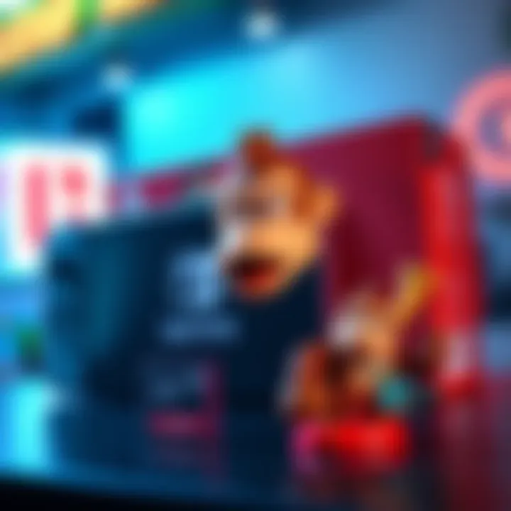 The Donkey Kong Bundle featuring Nintendo Switch 2, a Donkey Kong Bananza Amiibo, and a microSD card displayed together.