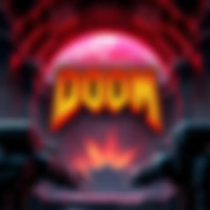 A nostalgic look at the original graphics of Doom 1 and 2, showcasing the retro pixel art style on modern platforms