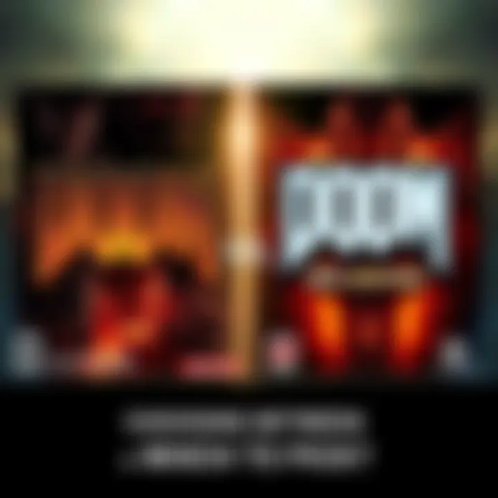 Side-by-side comparison of Doom 3 and Doom BFG Edition game covers