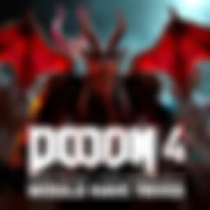 Art showcasing creative demon designs from the canceled Doom 4, highlighting their unique features and styles.