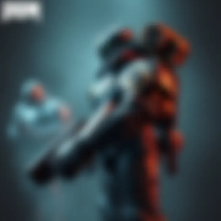 Concept art showcasing the iconic Doom 64 armor with detailed textures and design elements