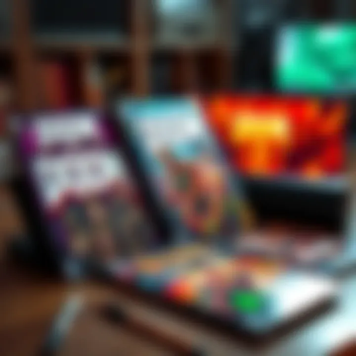 Doom Comics Collection A collection of Doom comics displayed on a table next to a gaming console, with vibrant covers showcasing characters and scenes from the Doom series.