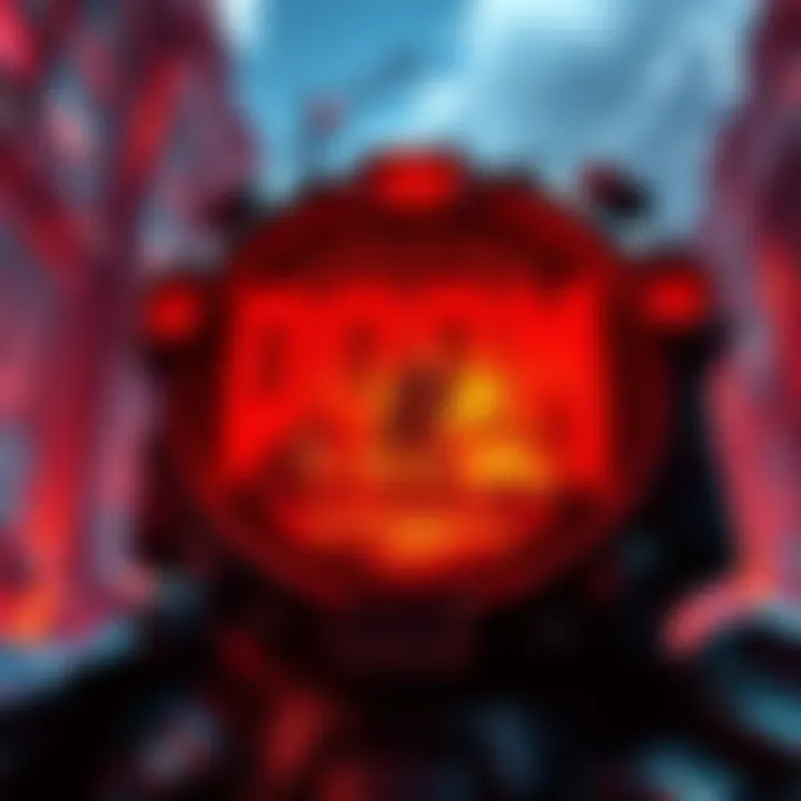 DOOM Eternal DLCs without DRM Image shows a screenshot from DOOM Eternal displaying unlocked DLC content, highlighting the absence of DRM with vibrant visuals.