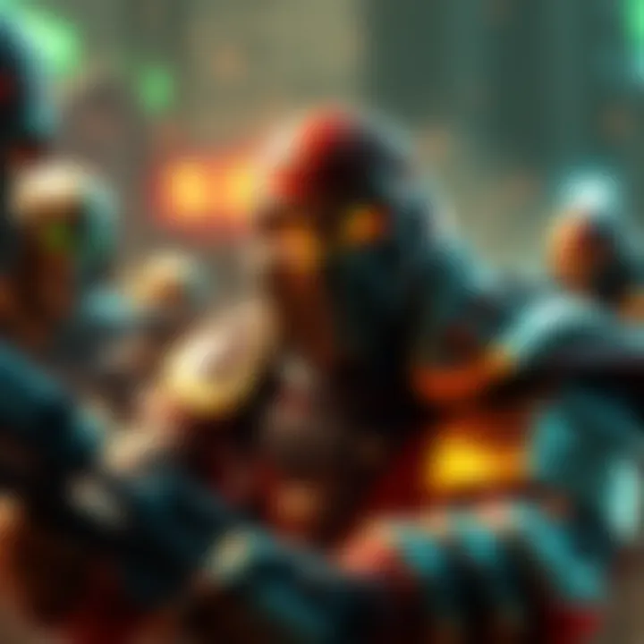 Doom character looks frustrated in a gaming match against Vendetta, missing his ultimate ability