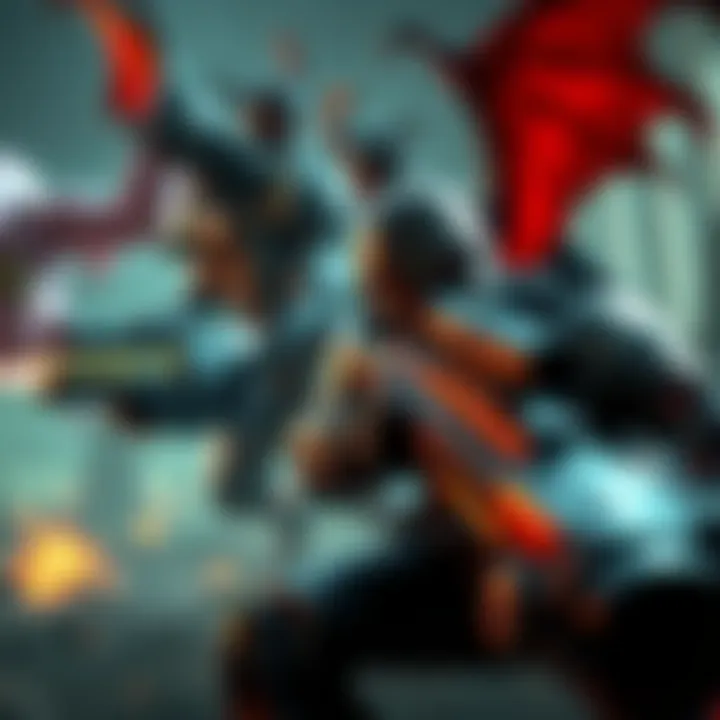 A new player engages in a fast-paced action scene from Doom, showcasing demons and weapons.