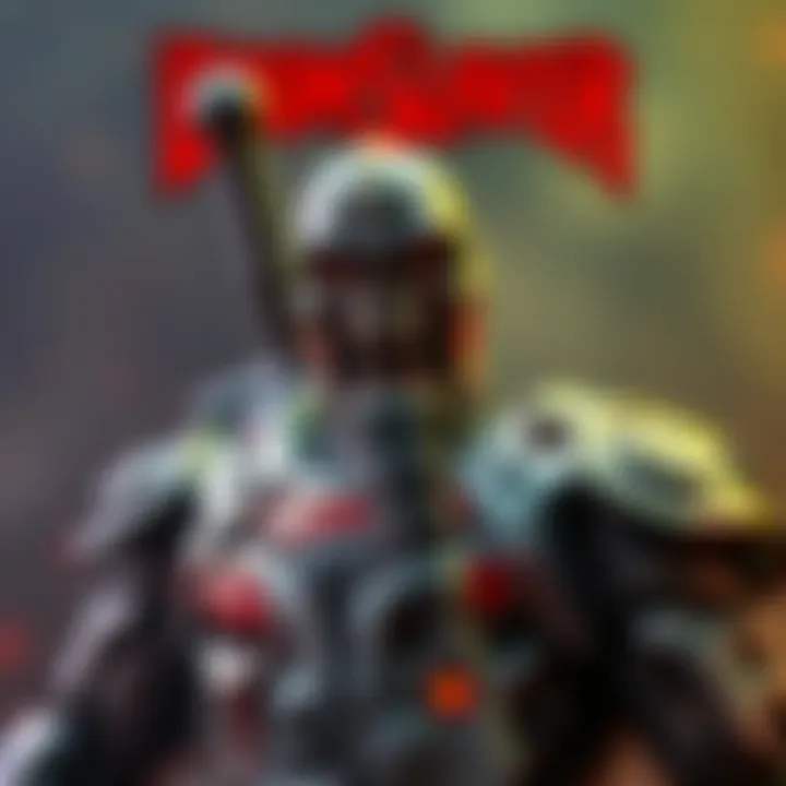 Detailed look at the new Doom Slayer McFarlane figure showcasing its design and features