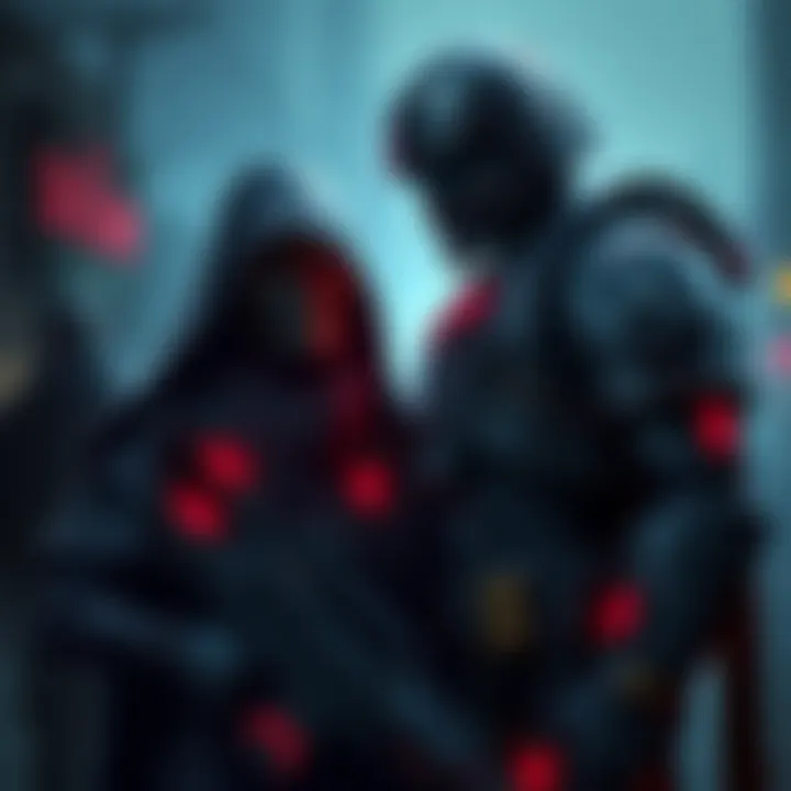 Doom Slayer standing next to his wife, highlighting their bond and connection in the game's universe