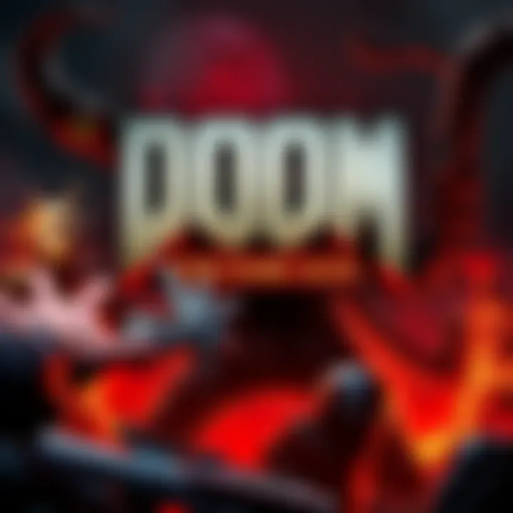 DOOM: TDA Game Cover Cover art of DOOM: The Dark Ages featuring dark fantasy elements and intense action scenes
