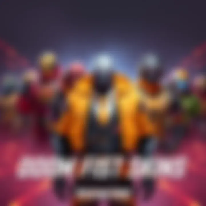 A display of various Doomfist skins, including the Formal Skin and team jerseys from Overwatch League, highlighting their unique designs and colors.