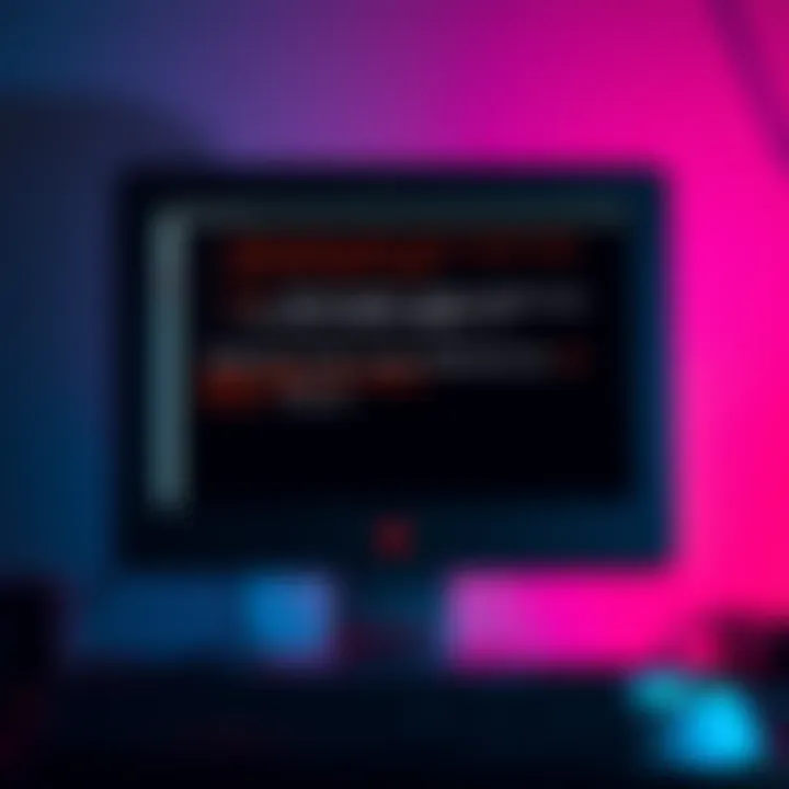 DOS Games on Linux A computer screen displaying a DOS game like Ultima or Quest for Glory with error messages, representing issues running these classics on Linux.